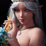 150cm 4ft9 TPE Elf Queen Realistic Dolls Moon Necklace Sexy Fantasy Dolls E Cup