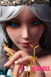 150cm 4ft9 TPE Elf Queen Realistic Dolls Moon Necklace Sexy Fantasy Dolls E Cup