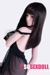 151cm 5ft Black Mesh Dress Sexy Sex Dolls High Quality Realistic Sex Dolls E Cup