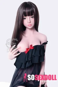 151cm 5ft Black Mesh Dress Sexy Sex Dolls High Quality Realistic Sex Dolls E Cup