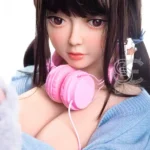 151cm 5ft Cute Loli Sexy Sex Dolls Black Hair Realistic Love Dolls E Cup