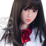 151cm 5ft Long Haired Uniform Sex Dolls Premium TPE Companion Dolls E Cup