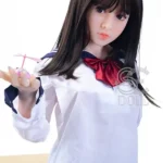151cm 5ft Long Haired Uniform Sex Dolls Premium TPE Companion Dolls E Cup