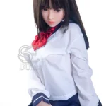 151cm 5ft Long Haired Uniform Sex Dolls Premium TPE Companion Dolls E Cup