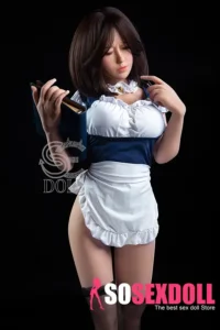 151cm 5ft Maid Outfit Sexy Sex Dolls Premium TPE Companion Dolls E Cup