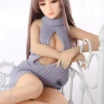 151cm 5ft Purple Sweater Mini Skirt Sex Dolls High Quality TPE Love Dolls E Cup