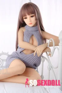 151cm 5ft Purple Sweater Mini Skirt Sex Dolls High Quality TPE Love Dolls E Cup
