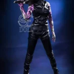 151cm 5ft Short Haired Leather Sex Dolls Cool Slim Sex Dolls E Cup