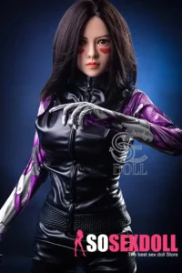 151cm 5ft Short Haired Leather Sex Dolls Cool Slim Sex Dolls E Cup