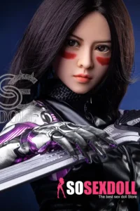 151cm 5ft Short Haired Leather Sex Dolls Cool Slim Sex Dolls E Cup