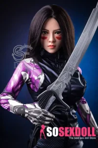 151cm 5ft Short Haired Leather Sex Dolls Cool Slim Sex Dolls E Cup