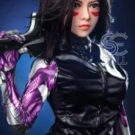 151cm 5ft Short Haired Leather Sex Dolls Cool Slim Sex Dolls E Cup