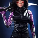 151cm 5ft Short Haired Leather Sex Dolls Cool Slim Sex Dolls E Cup