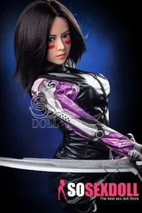 151cm 5ft Short Haired Leather Sex Dolls Cool Slim Sex Dolls E Cup