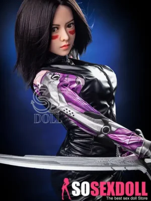 151cm 5ft Short Haired Leather Sex Dolls Cool Slim Sex Dolls E Cup