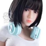 151cm 5ft Short Haired Stylish Sex Dolls White Tank Top Sexy Sex Dolls E Cup