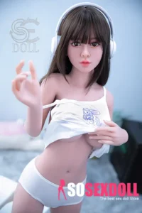 151cm 5ft White Camisole Cute Love Dolls Realistic Love Dolls E Cup