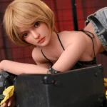 153cm 5ft Black Silk Big Breasted Sex Dolls Realistic Love Dolls F Cup