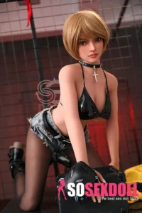 153cm 5ft Black Silk Big Breasted Sex Dolls Realistic Love Dolls F Cup