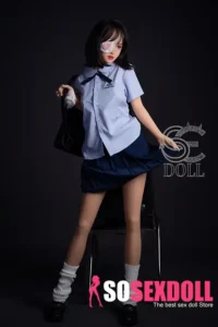 153cm 5ft Blue Uniform Sexy Sex Dolls Glamorous Fantasy Sexy Dolls F Cup