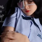153cm 5ft Blue Uniform Sexy Sex Dolls Glamorous Fantasy Sexy Dolls F Cup