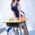 153cm 5ft Sporty Swimsuit Love Dolls Athletic Style TPE Dolls F Cup