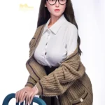 Cute Nerdy Student Silicone Sex Doll E Cup