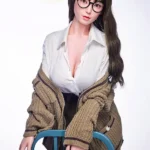 Cute Nerdy Student Silicone Sex Doll E Cup