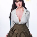 Cute Nerdy Student Silicone Sex Doll E Cup