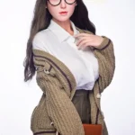Cute Nerdy Student Silicone Sex Doll E Cup