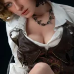 Elegant Retro Lady Lifelike Silicone Sex Doll E Cup