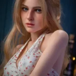 Silicone Blonde Beauty Lifelike Sex Doll E Cup