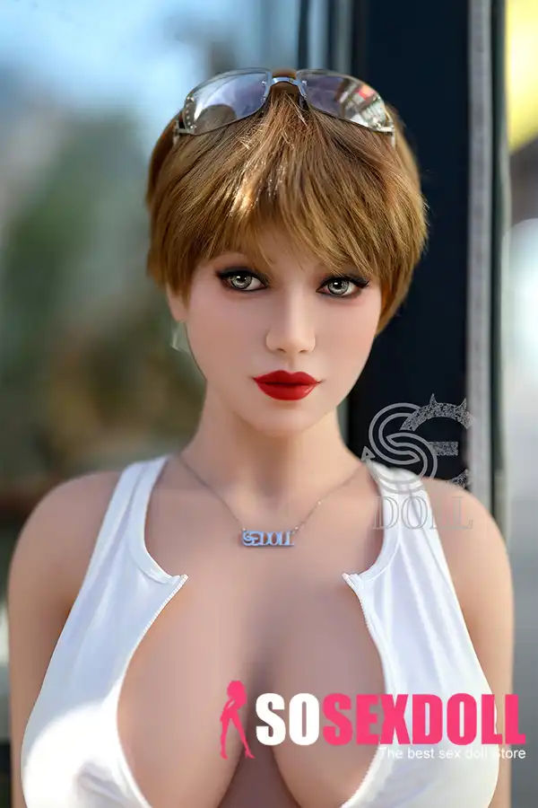 157cm 5ft2 Blonde Mature Sexy Dolls Busty Street Style TPE Dolls H Cup
