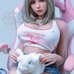 157cm 5ft2 Casual Outfit Realistic Sexy Sex Dolls High Quality TPE Love Dolls H Cup