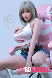 157cm 5ft2 Casual Outfit Realistic Sexy Sex Dolls High Quality TPE Love Dolls H Cup