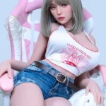 157cm 5ft2 Casual Outfit Realistic Sexy Sex Dolls High Quality TPE Love Dolls H Cup