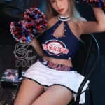 157cm 5ft2 Cheerleader Uniform Sexy Dolls Sporty Fantasy Adult Love Dolls H Cup