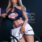 157cm 5ft2 Cheerleader Uniform Sexy Dolls Sporty Fantasy Adult Love Dolls H Cup