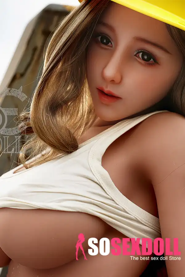 157cm 5ft2 Construction Site Big Breasted Sex Dolls Glamorous Fantasy Sexy Dolls H Cup