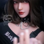 157cm 5ft2 Gothic Style Big Breasted Sex Dolls Realistic Brunette Fantasy Dolls H Cup