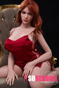 157cm 5ft2 Red Spaghetti Strap Dress Sex Dolls Fantasy Sexy Dolls H Cup