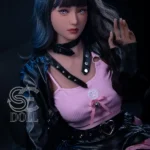158cm 5ft2 Leather Jacket Cool Sexy Dolls Beauty Lifelike Sex Dolls D Cup