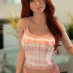 158cm 5ft2 Pink Cami Sexy Love Dolls Soft Skin Realistic Sex Dolls D Cup
