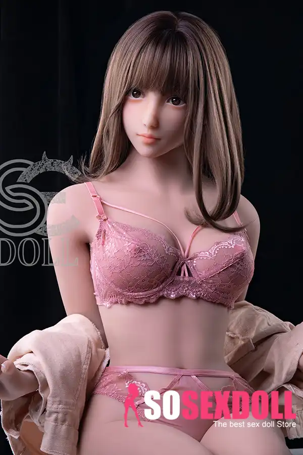 158cm 5ft2 Pink Lace Lingerie Pure Sex Dolls Quality Attractive Sex Dolls D Cup