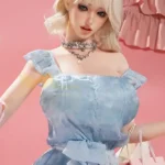 Cute Shopping Girl Realistic Silicone Doll