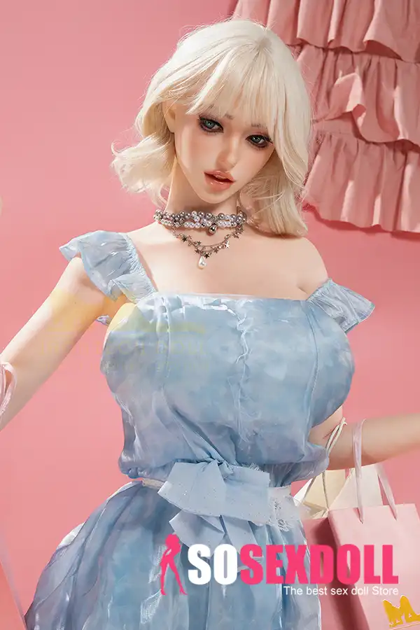 Cute Shopping Girl Realistic Silicone Doll