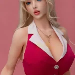 Sweet Anime Blonde Girl Silicone Sex Doll