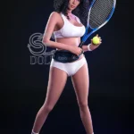 159cm 5ft2 Curly Hair Sporty Love Dolls Athletic Big Breasted Dolls H Cup
