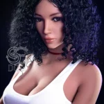 159cm 5ft2 Curly Hair Sporty Love Dolls Athletic Big Breasted Dolls H Cup