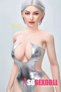 Futuristic Silver Fantasy Silicone Sex Doll